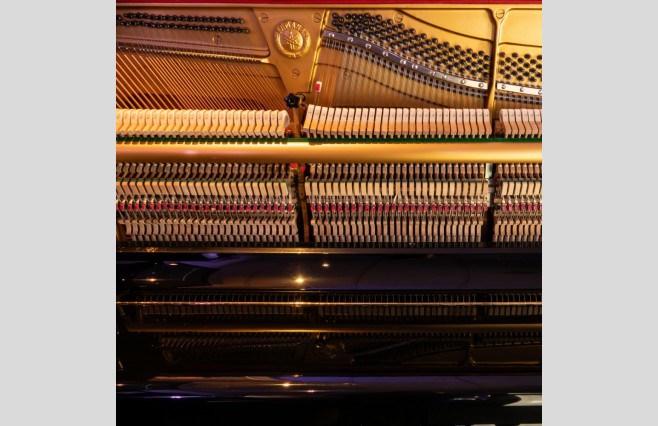 Yamaha Polished Ebony U3H Upright Piano, Used - All Inclusive Premium Package (SN:GENUAP) - Image 9